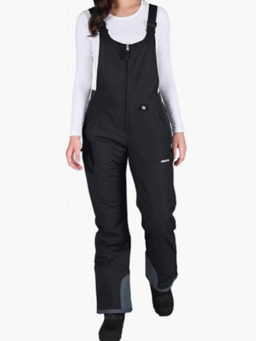 Arctix Women's Essential Insulated Ski Bibs, Water Resistant Snow Pants for Skii
